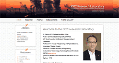 Desktop Screenshot of co2-research.net